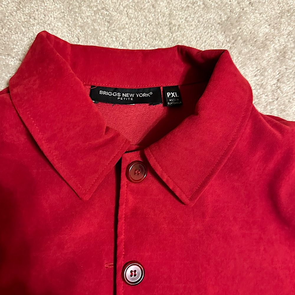 Red blazer jacket PXL like new